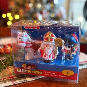 Sinterklaas RARE little people fisher price set in box - New! Limited edition